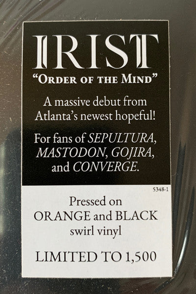 Irist – Order Of The Mind