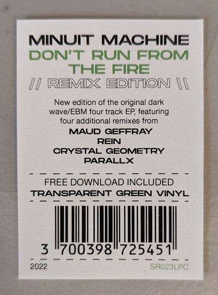 Minuit Machine – Don't Run From The Fire (Remix Edition)