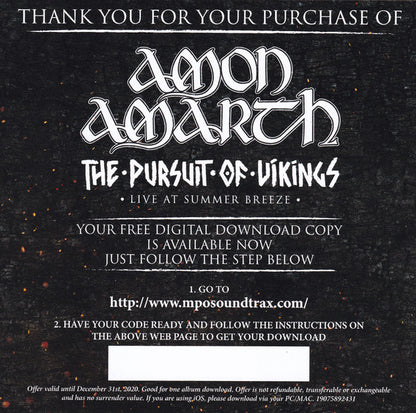 Amon Amarth – The Pursuit Of Vikings - Live At Summer Breeze