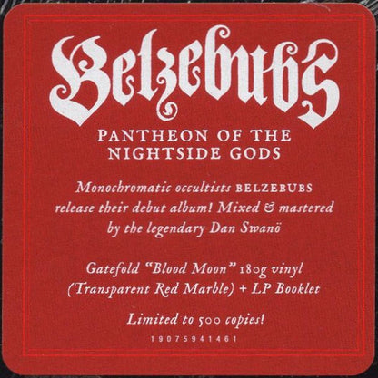 Belzebubs – Pantheon Of The Nightside Gods