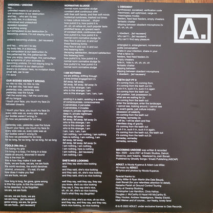 ADULT. – Becoming Undone