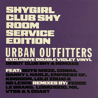 Shygirl ‎– Club Shy (Room Service Edition)