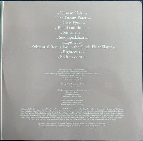 The Night Terrors - Back To