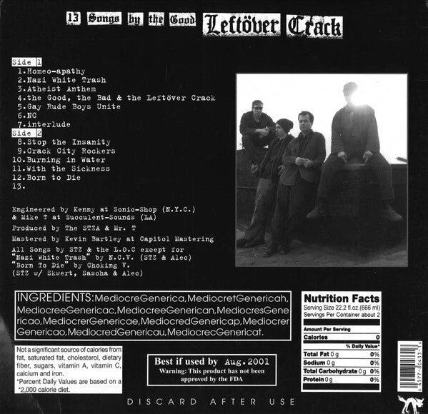 Leftover Crack – Mediocre Generica